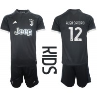 Koszulka piłkarska Juventus Alex Sandro #12 Strój Trzeci dla dzieci 2023-24 tanio Krótki Rękaw (+ Krótkie spodenki)